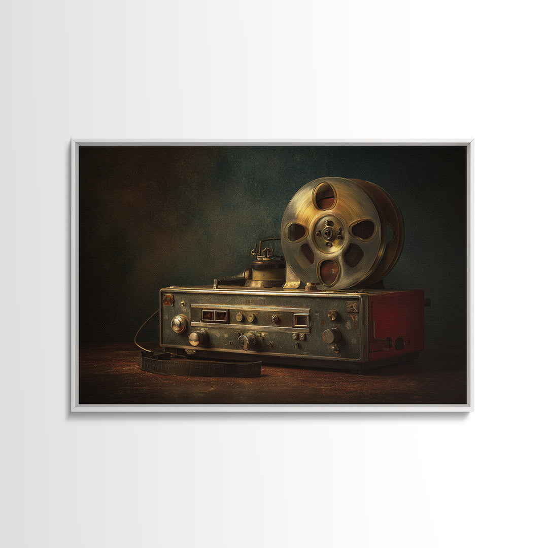 Recording Tape Reel Canvas Print, Music Studio Art, Music Wall Art, Studio Decor, Fine Art, Rhythm, Teen Room Decor, Music Gift, MSA-3x2-42