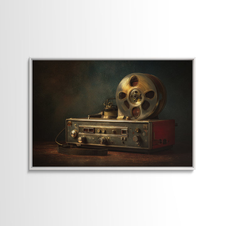 Recording Tape Reel Canvas Print, Music Studio Art, Music Wall Art, Studio Decor, Fine Art, Rhythm, Teen Room Decor, Music Gift, MSA-3x2-42
