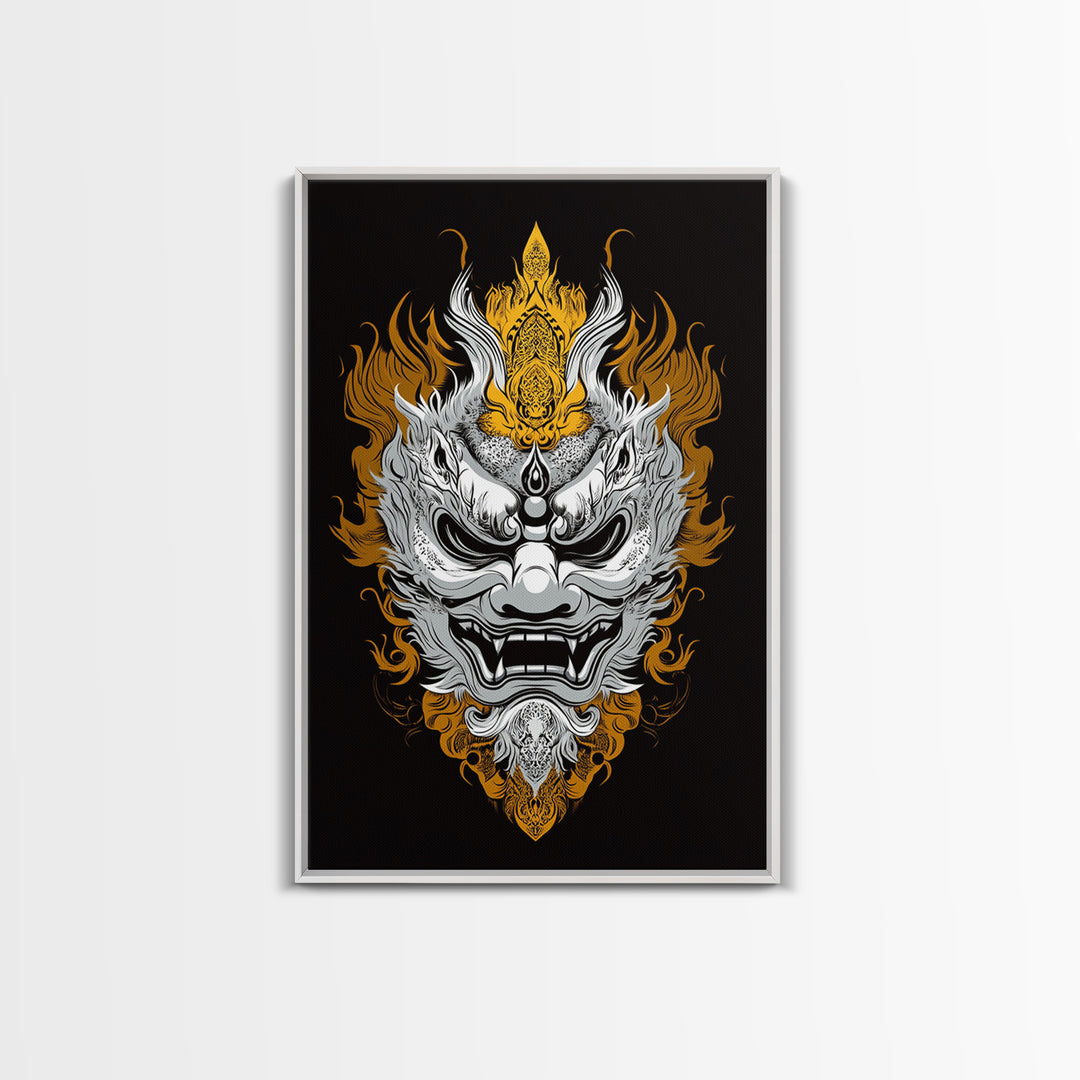 Jaguar Head Splatter Painting, Gold Canvas Art, Exotic Animal Canvas Print, Real Wood Frame, Wild Cat Wall Decor, Bold Modern Artwork