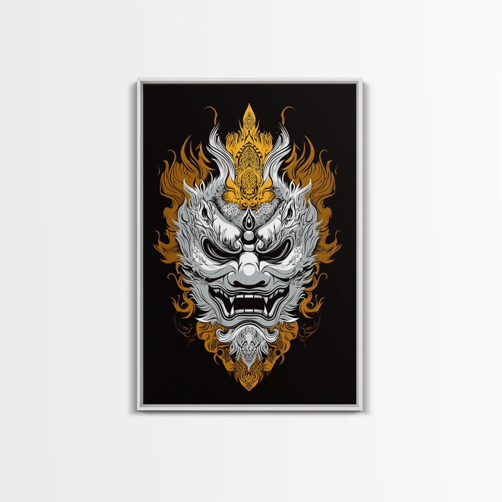 Jaguar Head Splatter Painting, Gold Canvas Art, Exotic Animal Canvas Print, Real Wood Frame, Wild Cat Wall Decor, Bold Modern Artwork
