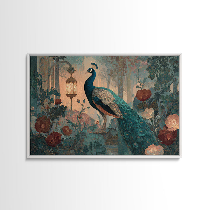 Hera Peacock Symbolism Canvas Print, Mythological Art, Living Room Wall Art, Living Room Decor, Fine Art, Legend, Modern Decor, MYT-3x2-98