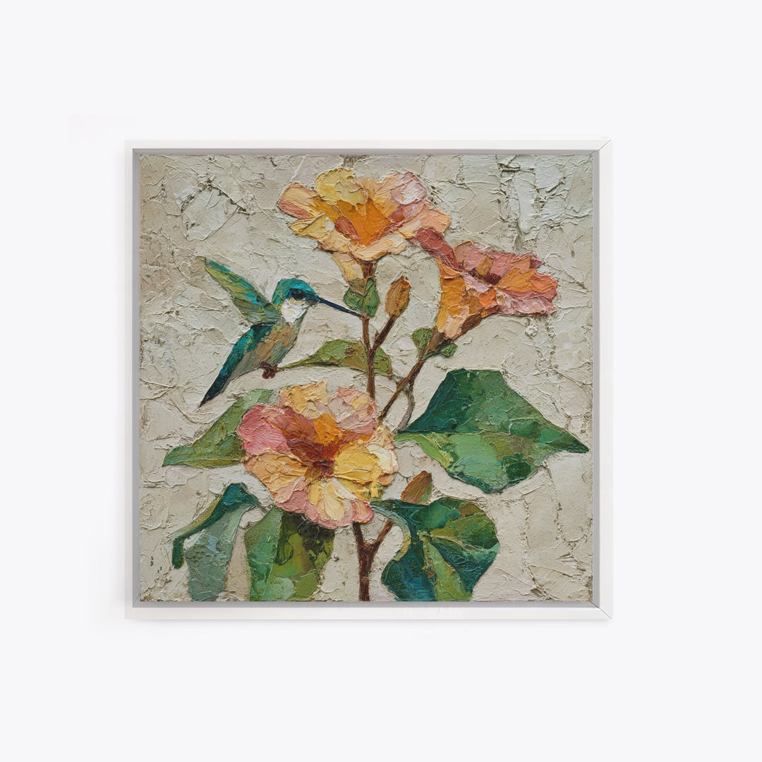 Tree of Life Framed Canvas Print, Nature Art, Mountain Art, Living Room Decor, Oil Painting, Nature, Minimalist Decor, NAT-1x1-63