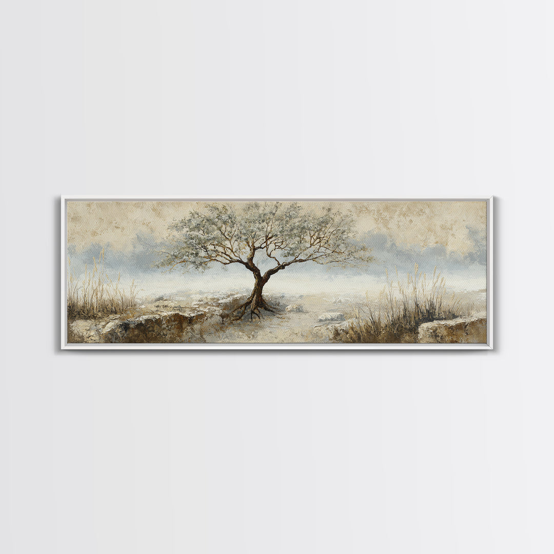 Tree of Life Canvas Print, Nature Art, Luxury Decor, Living Room Decor, Fine Art, Nature, Mushroom, Printable Wall Art, NAT-3x1-31