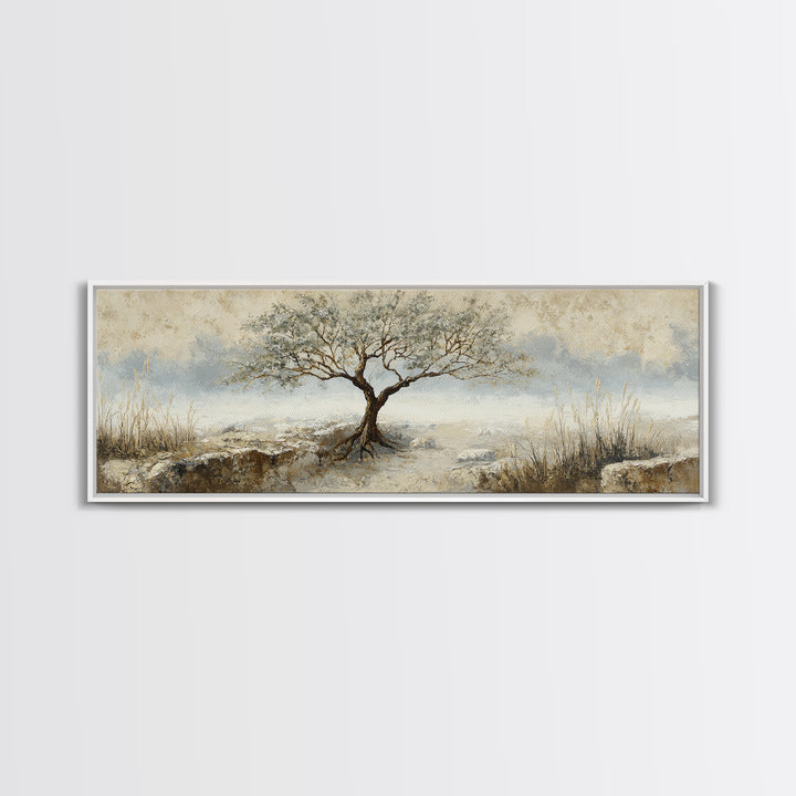 Tree of Life Canvas Print, Nature Art, Luxury Decor, Living Room Decor, Fine Art, Nature, Mushroom, Printable Wall Art, NAT-3x1-31