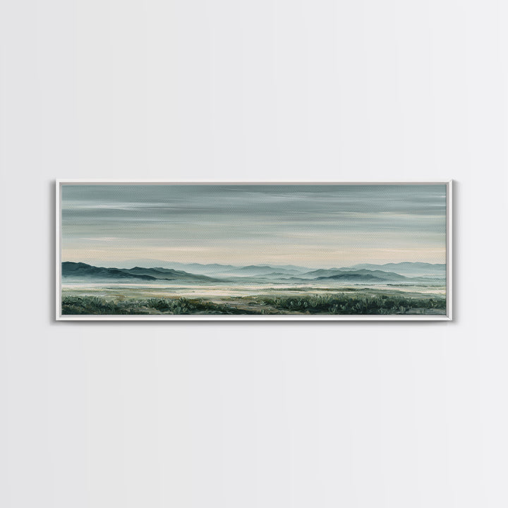 Desert Cactus Blooming After Rain Framed Canvas Print, Nature Art, Art, Living Room Decor, Fine Art, Nature, 3d Wall Art, NAT-3x1-84