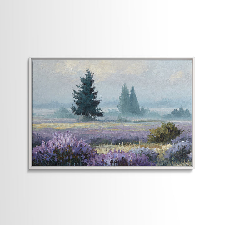Bees Circling Lavender Blossoms Canvas Print, Nature Art, Living Room Decor, Fine Art, Nature, Ocean Art, Bird Wall Art, NAT-3x2-3