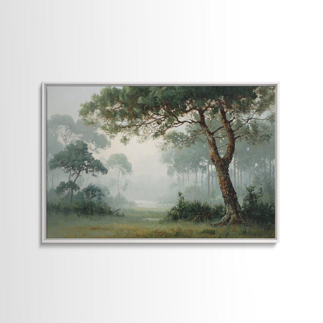 Tree of Life Framed Canvas Print, Nature Art, Poster, Living Room Decor, Watercolor Art, Nature, Abstract Wall Art, 3d Wall Art, NAT-3x2-91
