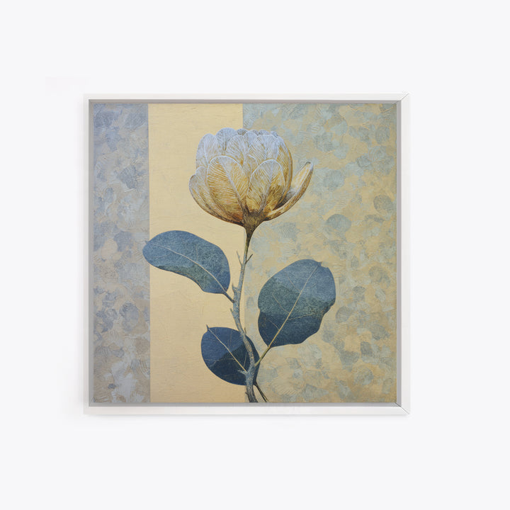 Modern Botanical Print Framed Canvas Print, Office Art, Trendy Wall Art, Office Decor, Fine Art, Focus, Minimalist Decor, OFF-1x1-100