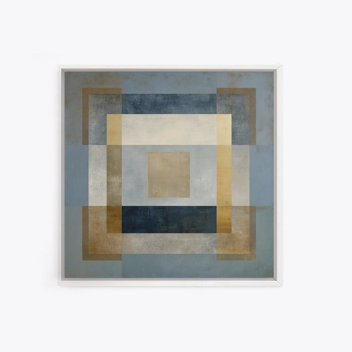 Clean Abstract Geometry Framed Canvas Print, Office Art, Art Print, Office Decor, Abstract Art, Focus, Printable, OFF-1x1-73