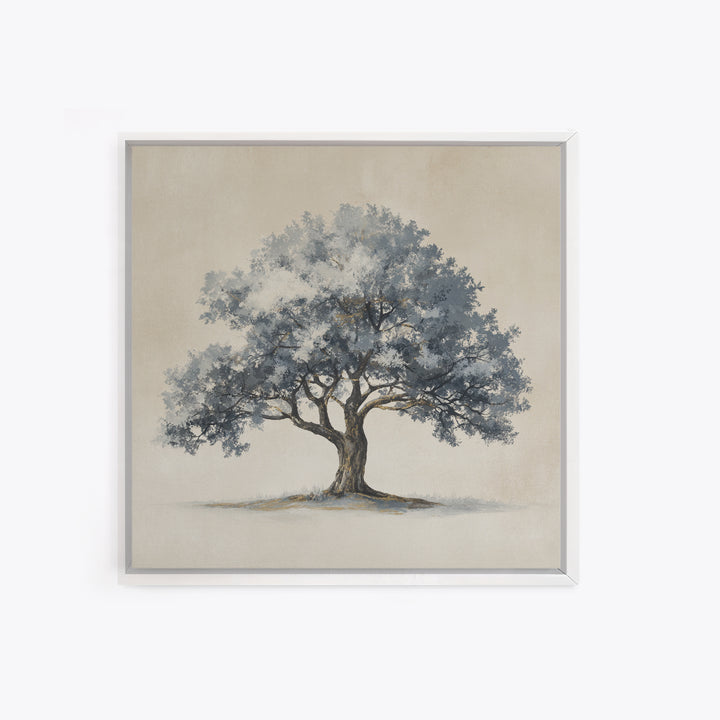 Ink Wash Tree Symbolizing Stability Canvas Print, Office Art, Modern Decor, Office Decor, Fine Art, Focus, Home Decor, OFF-1x1-86