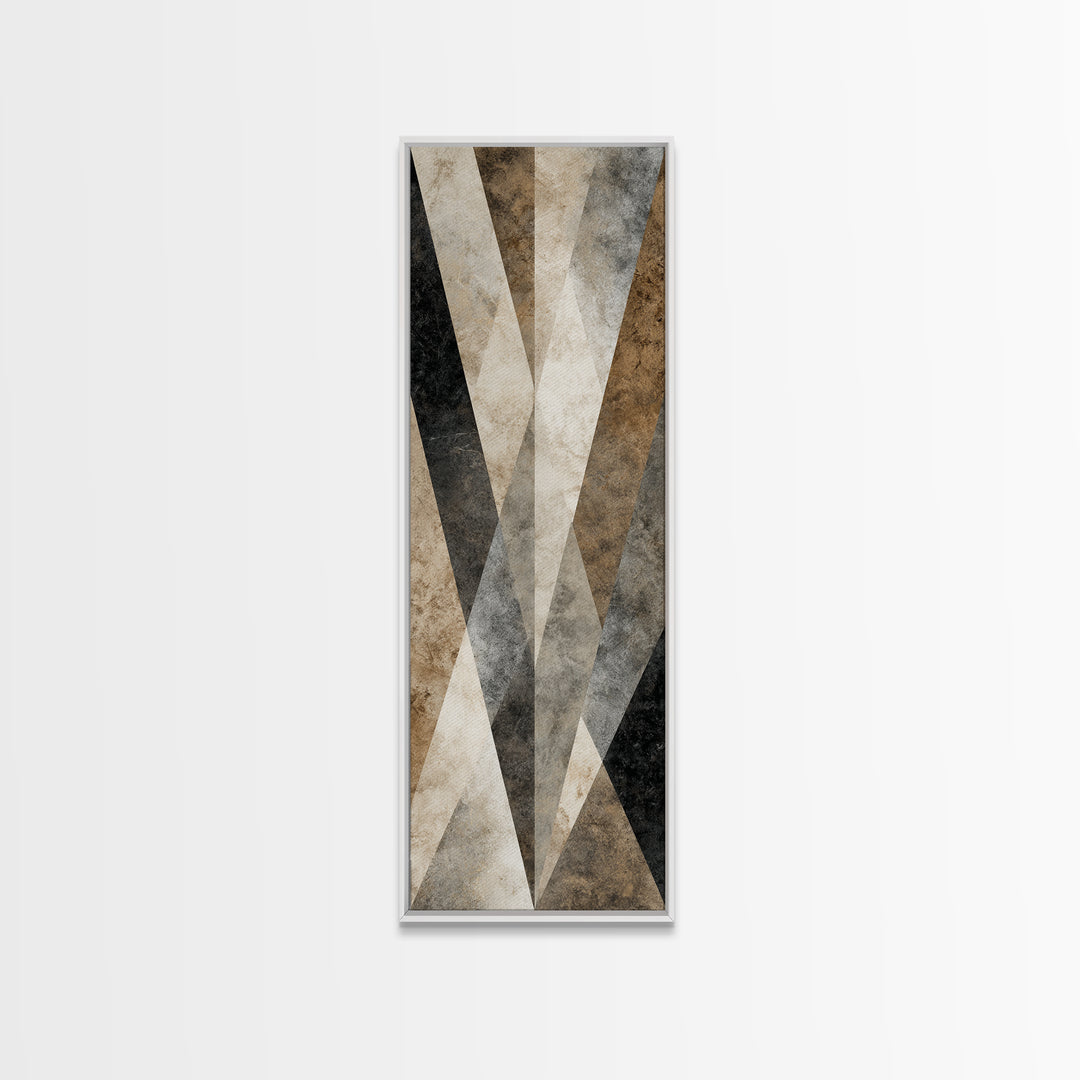Desk Plant Botanical Closeup Framed Canvas Print, Office Art, Fine Art Print, Office Decor, Oil Painting, Focus, Poster, OFF-1x3-4