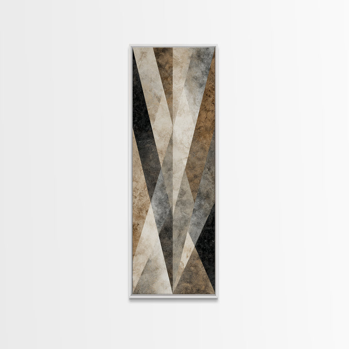 Desk Plant Botanical Closeup Framed Canvas Print, Office Art, Fine Art Print, Office Decor, Oil Painting, Focus, Poster, OFF-1x3-4