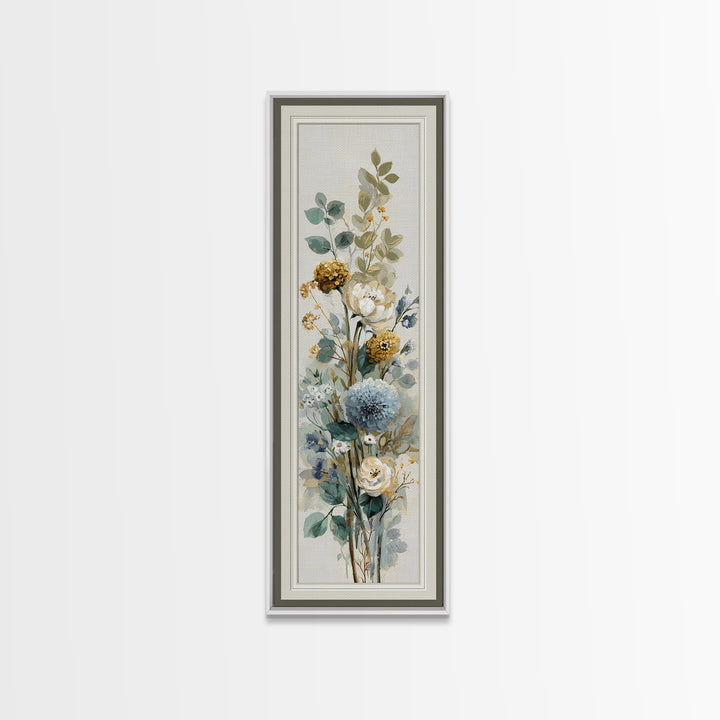Modern Botanical Print Canvas Print, Office Art, Decor, Office Decor, Oil Painting, Focus, Wall Prints, Ai Art, Digital Print, OFF-1x3-40