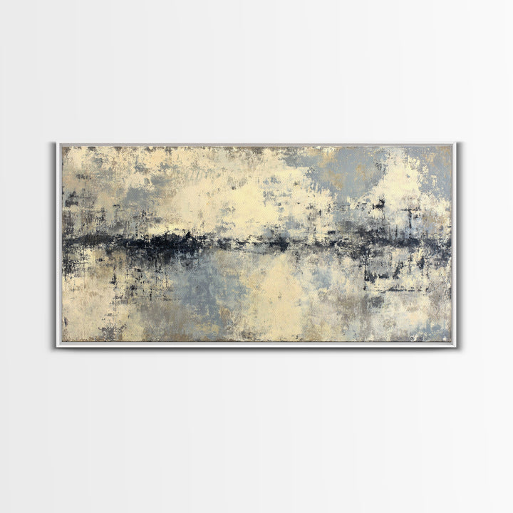 City Map Abstract Framed Canvas Print, Office Art, Fine Art Print, Office Decor, Abstract Art, Focus, Poster, Wall Decor, OFF-2x1-16