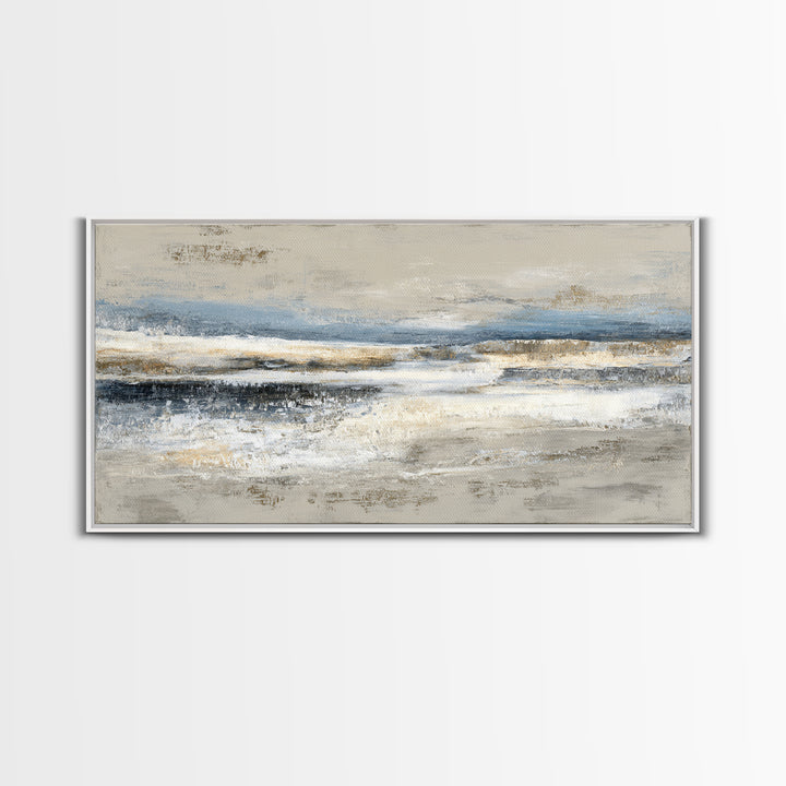Balanced Stone Composition Framed Canvas Print, Office Art, Statement Artwork, Office Decor, Fine Art, Focus, Wall Decor, OFF-2x1-20