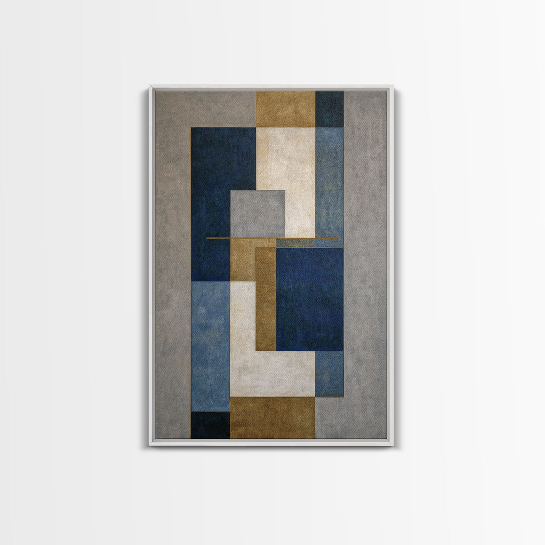 Clean Abstract Geometry Canvas Print, Office Art, Art Deco, Office Decor, Focus, Bedroom Wall Art, Downloadable Prints, OFF-2x3-57