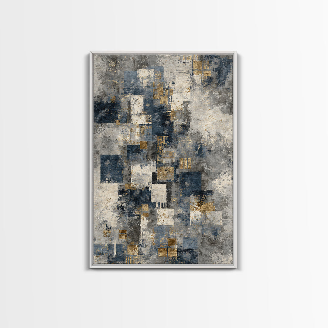 Clean Abstract Geometry Canvas Print, Office Art, Art Deco, Office Decor, Focus, Bedroom Wall Art, Downloadable Prints, OFF-2x3-81