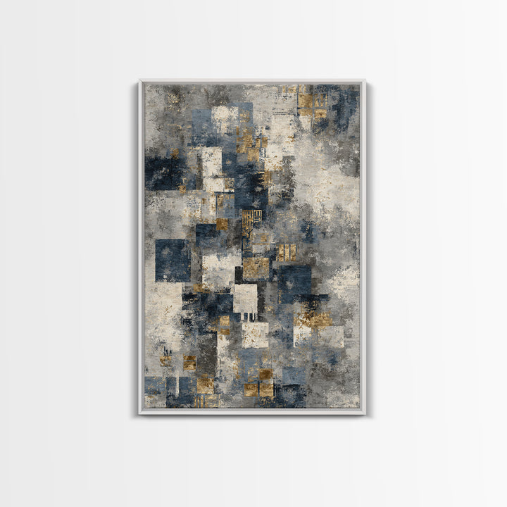 Clean Abstract Geometry Canvas Print, Office Art, Art Deco, Office Decor, Focus, Bedroom Wall Art, Downloadable Prints, OFF-2x3-81