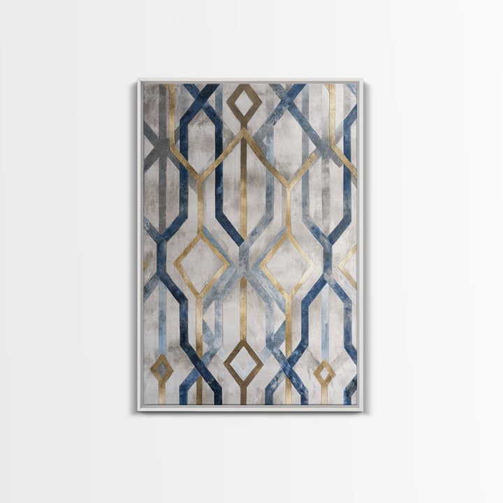 Clean Abstract Geometry Canvas Print, Office Art, Poster, Office Decor, Abstract Art, Focus, Canvas Wall Art, Wall Prints, OFF-2x3-9