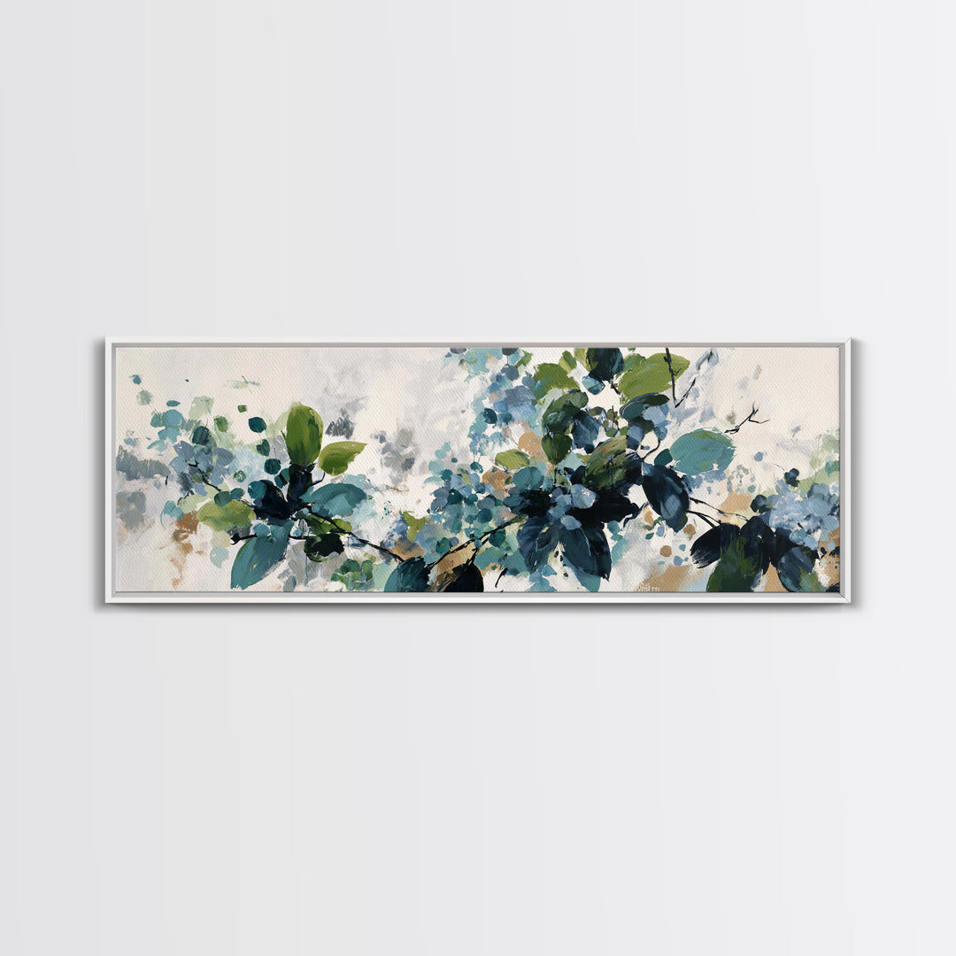 Modern Botanical Print Canvas Print, Office Art, Canvas Print, Office Decor, Oil Painting, Focus, Art Print, Room Decor, OFF-3x1-20