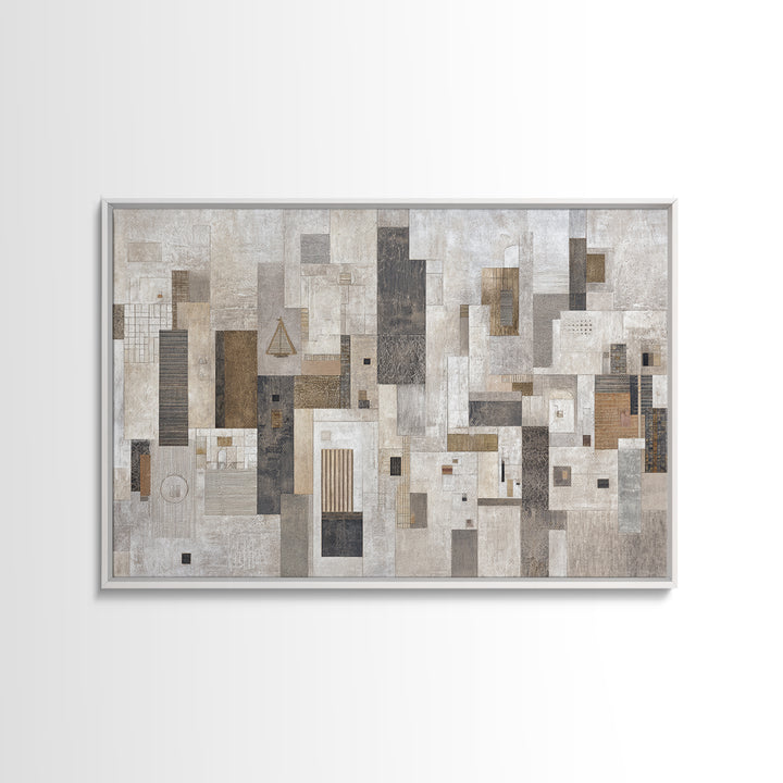 Large Neutral Texture Art for Professional Setting Canvas Print, Office Art, Office Wall Art, Office Decor, Fine Art, Focus, OFF-3x2-49