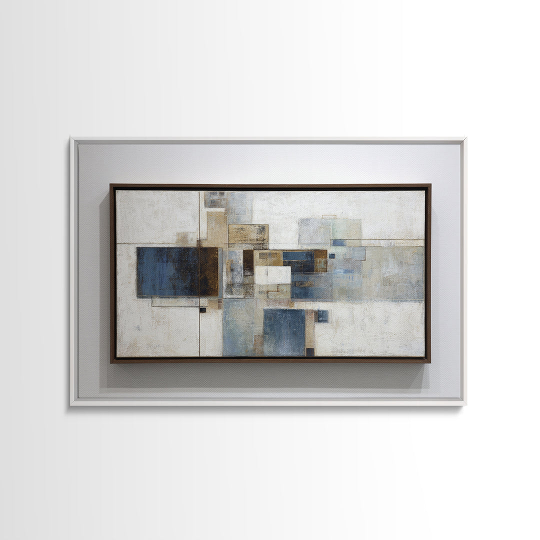 City Map Abstract Framed Canvas Print, Office Art, Art Print, Office Decor, Abstract Art, Focus, Printable, Printable Wall Art, OFF-3x2-96