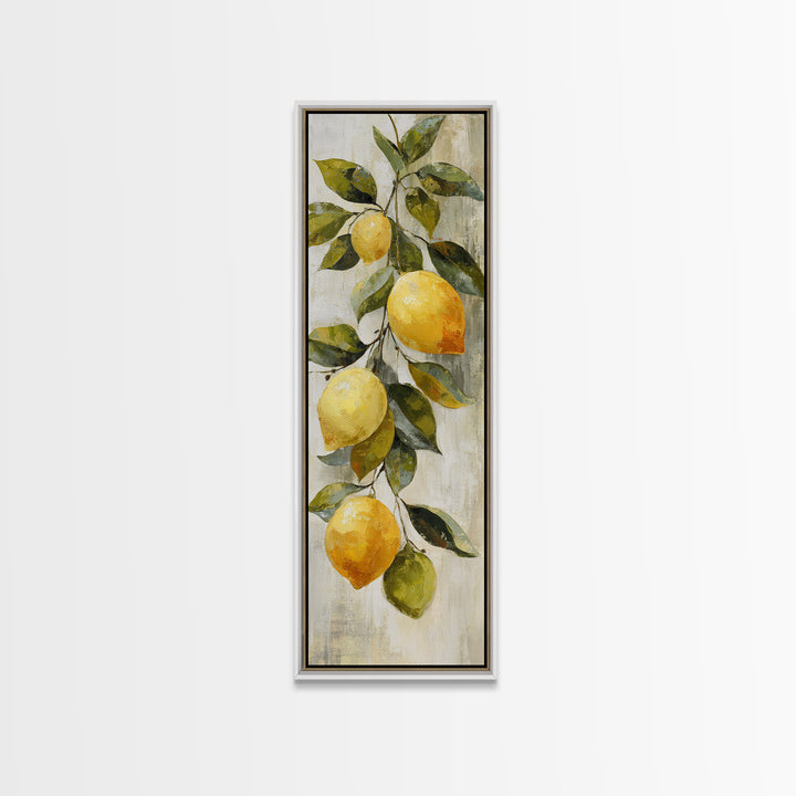 Outdoor Citrus Still Life Canvas Print, Patio Art, Beach House Decor, Patio Decor, Outdoor, Modern Decor, Fine Art Print, PAT-1x3-89
