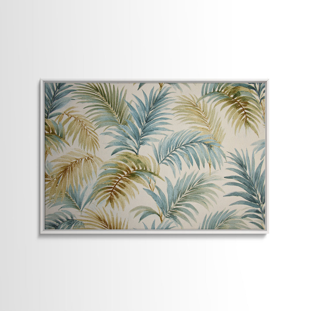 Tropical Palm Fronds Canvas Print, Patio Art, Yard Decor, Patio Decor, Fine Art, Outdoor, Luxury Decor, Art Print, Room Decor, PAT-3x2-53