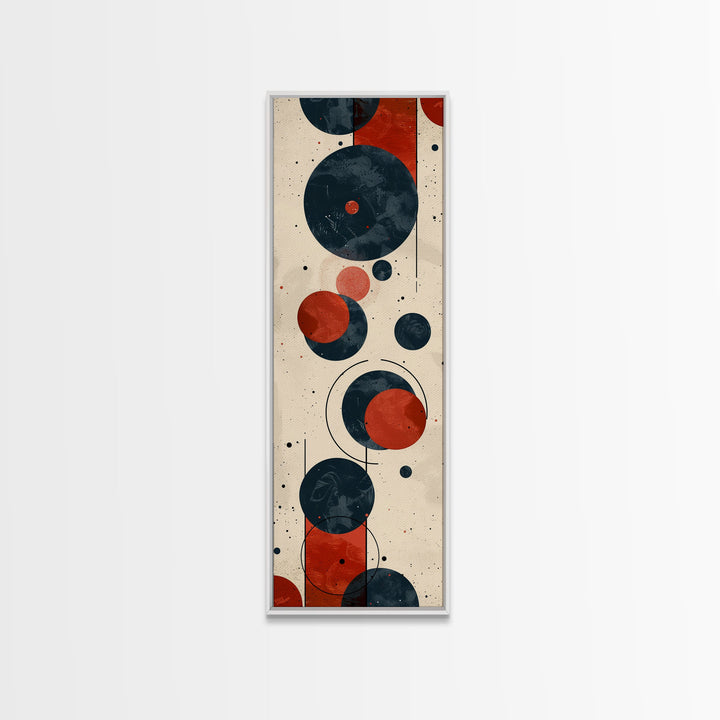 Retro Art Deco Geometric Patterns Wall Art Framed Canvas Print, Scifi / Science Fiction Decor