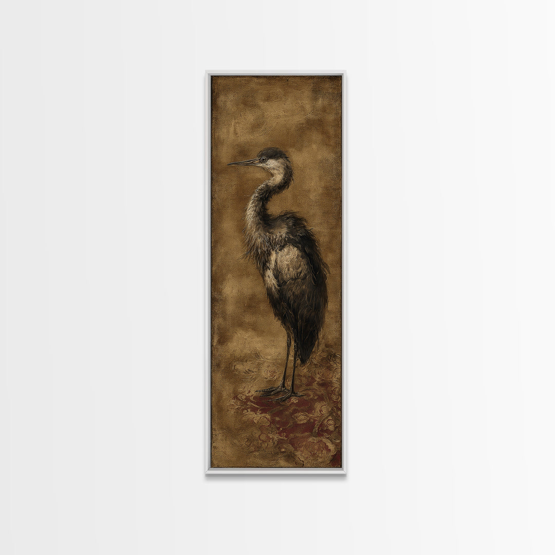 Old Master Bird Study Canvas Print, Renaissanceinspired Art, Statement Artwork, Living Room Decor, Fine Art, Classic, REN-1x3-59