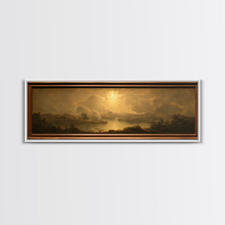 Biblical Desert Landscape Canvas Print, Renaissanceinspired Art, Wall Art Print, Living Room Decor, Fine Art, Classic, REN-3x1-61