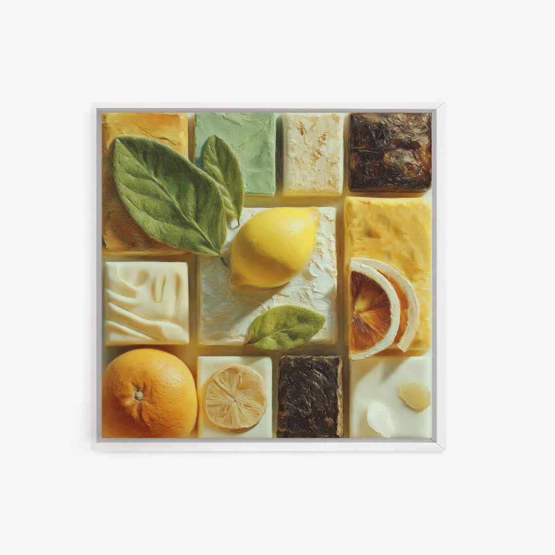 Cocktail and Citrus Bar Composition Canvas Print, Restaurant Art, Gallery Decor, Restaurant Decor, Fine Art, Bistro, Wall Art, RES-1x1-59