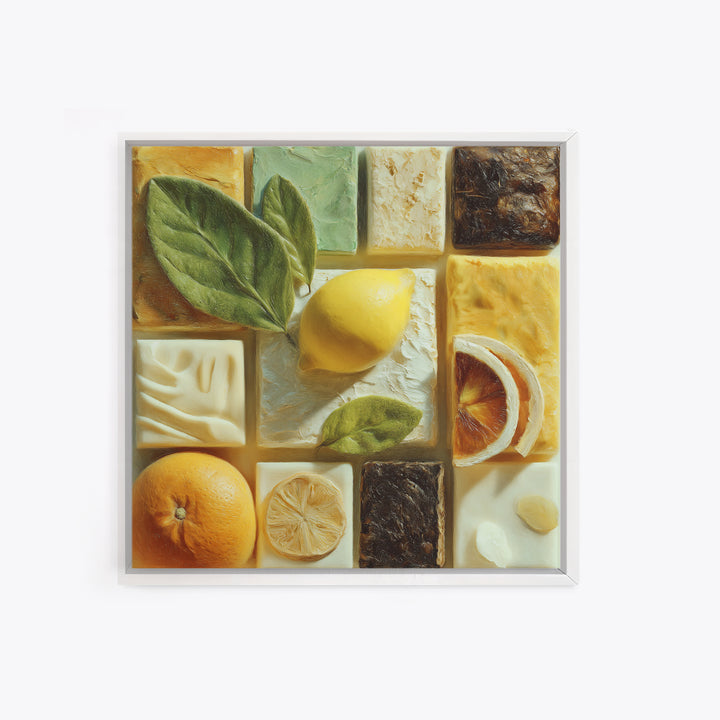 Cocktail and Citrus Bar Composition Canvas Print, Restaurant Art, Gallery Decor, Restaurant Decor, Fine Art, Bistro, Wall Art, RES-1x1-59