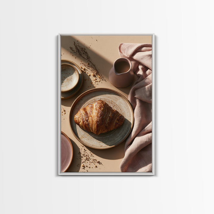 Rooster and Herbs for Farmhouse Restaurant Mood Canvas Print, Restaurant Art, Contemporary Art, Restaurant Decor, Bistro, RES-2x3-4