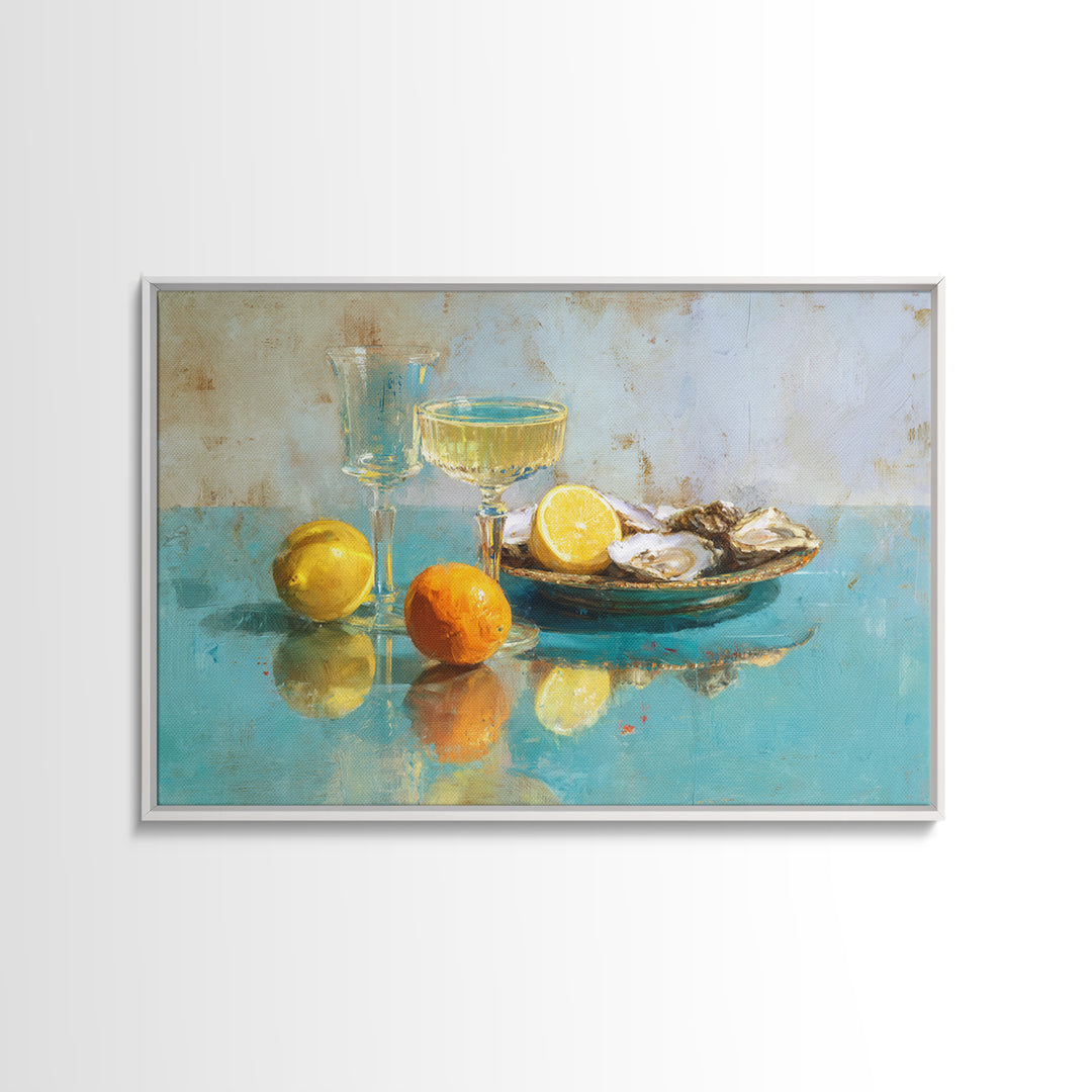 Blackboard Menu Feeling Without Readable Text Canvas Print, Restaurant Art, Watercolor Art, Restaurant Decor, Bistro, RES-3x2-25