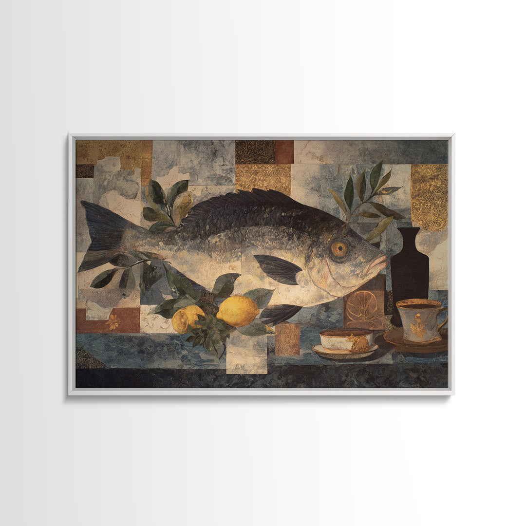 Fresh Pasta with Tomatoes and Basil Canvas Print, Restaurant Art, Canvas Print, Restaurant Decor, Bistro, Statement Artwork, RES-3x2-54