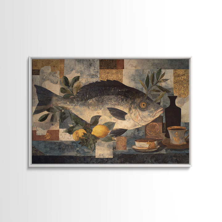 Fresh Pasta with Tomatoes and Basil Canvas Print, Restaurant Art, Canvas Print, Restaurant Decor, Bistro, Statement Artwork, RES-3x2-54