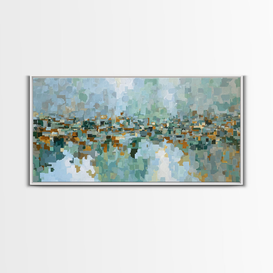Mid Century Cat Canvas Print, Retro Art, Contemporary Art, Living Room Decor, Abstract Art, Retro, Art Deco, Original Art, RET-2x1-41