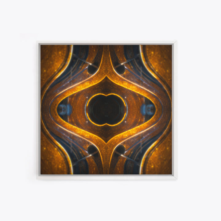Vinyl Groove Closeup as Circular Abstract Canvas Print, Recording Studio Art, Guitar Wall Art, Studio Decor, Fine Art, Analog, RSA-1x1-86