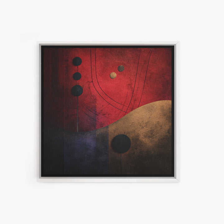 Album Cover Abstract Without Readable Text Canvas Print, Recording Studio Art, Music Wall Decor, Studio Decor, Abstract Art, RSA-1x1-94
