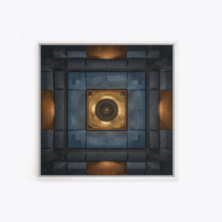 Sound Booth Foam Pattern Transformed into Design Canvas Print, Recording Studio Art, Printable Wall Art, Studio Decor, Analog, RSA-1x1-96