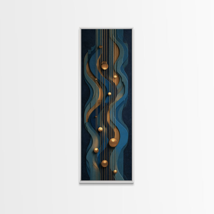 Sound Booth Foam Pattern Transformed into Design Canvas Print, Recording Studio Art, Music Room Decor, Studio Decor, Analog, RSA-1x3-12