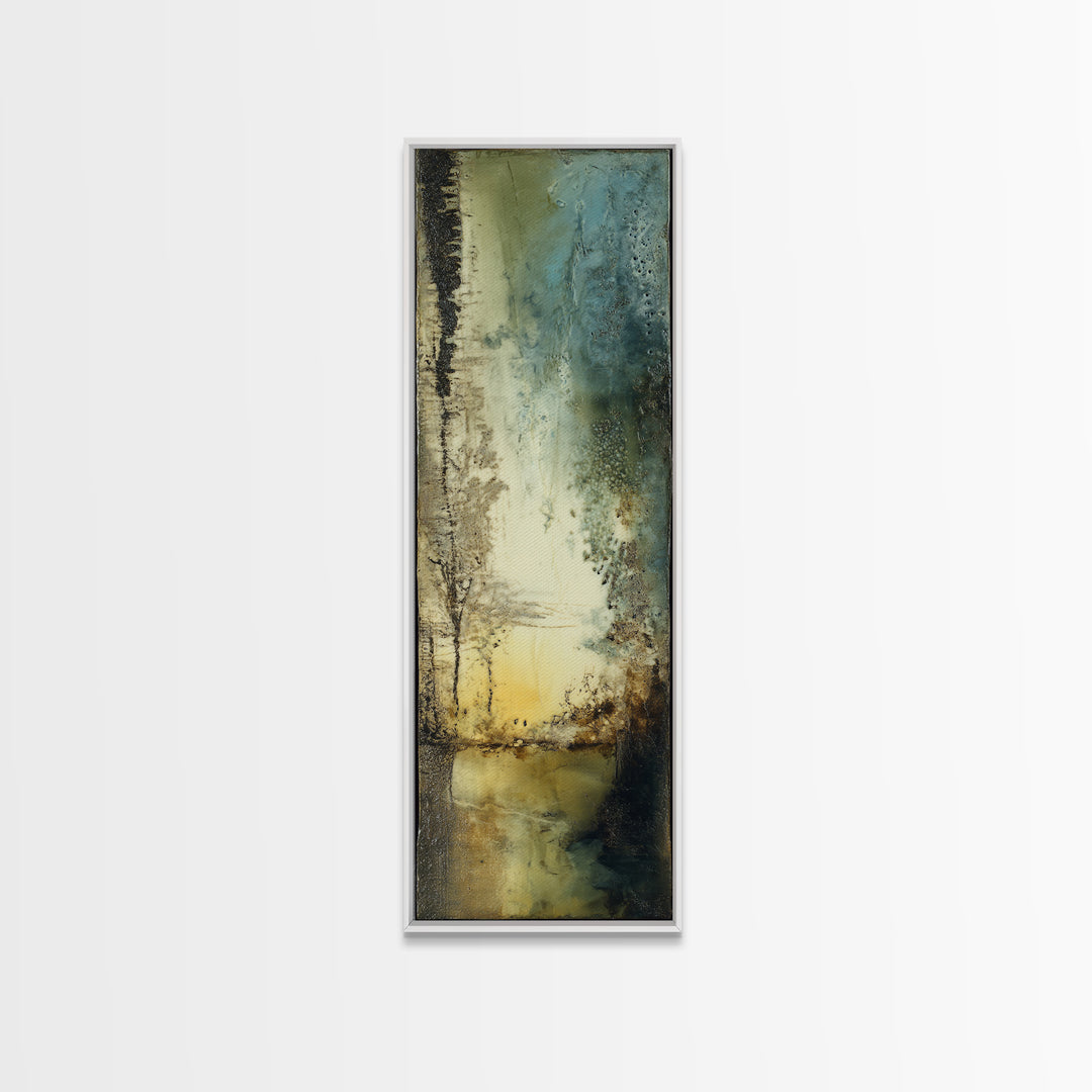 Piano Keys Fading into Shadow Framed Canvas Print, Recording Studio Art, Music Print, Studio Decor, Fine Art, Analog, RSA-1x3-20