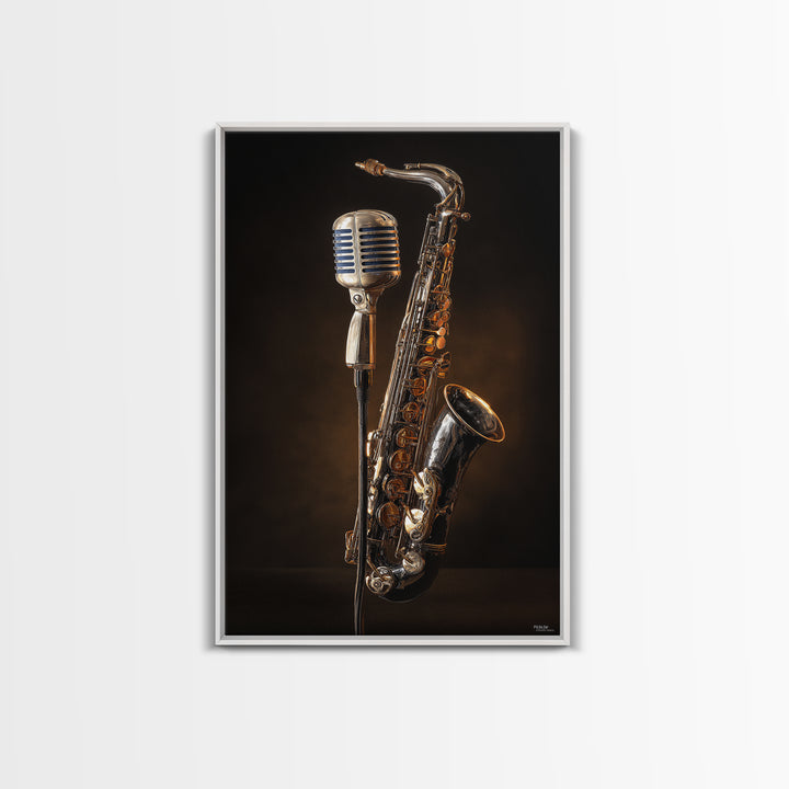 Microphone Cable Forming Elegant Line Art Canvas Print, Recording Studio Art, Luxury Decor, Studio Decor, Abstract Art, Analog, RSA-2x3-5