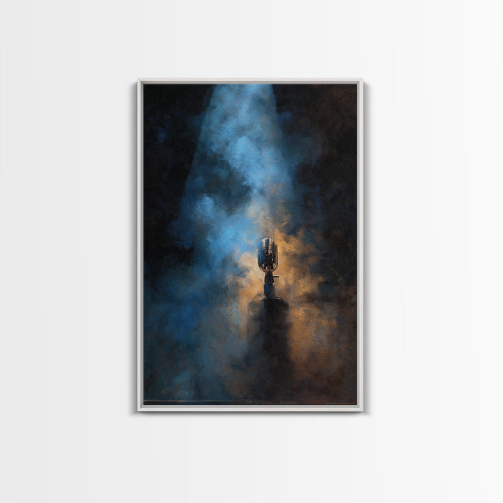 Conductor Baton and Sheet Shapes Without Text Canvas Print, Recording Studio Art, Boho Decor, Studio Decor, Fine Art, Analog, RSA-2x3-50