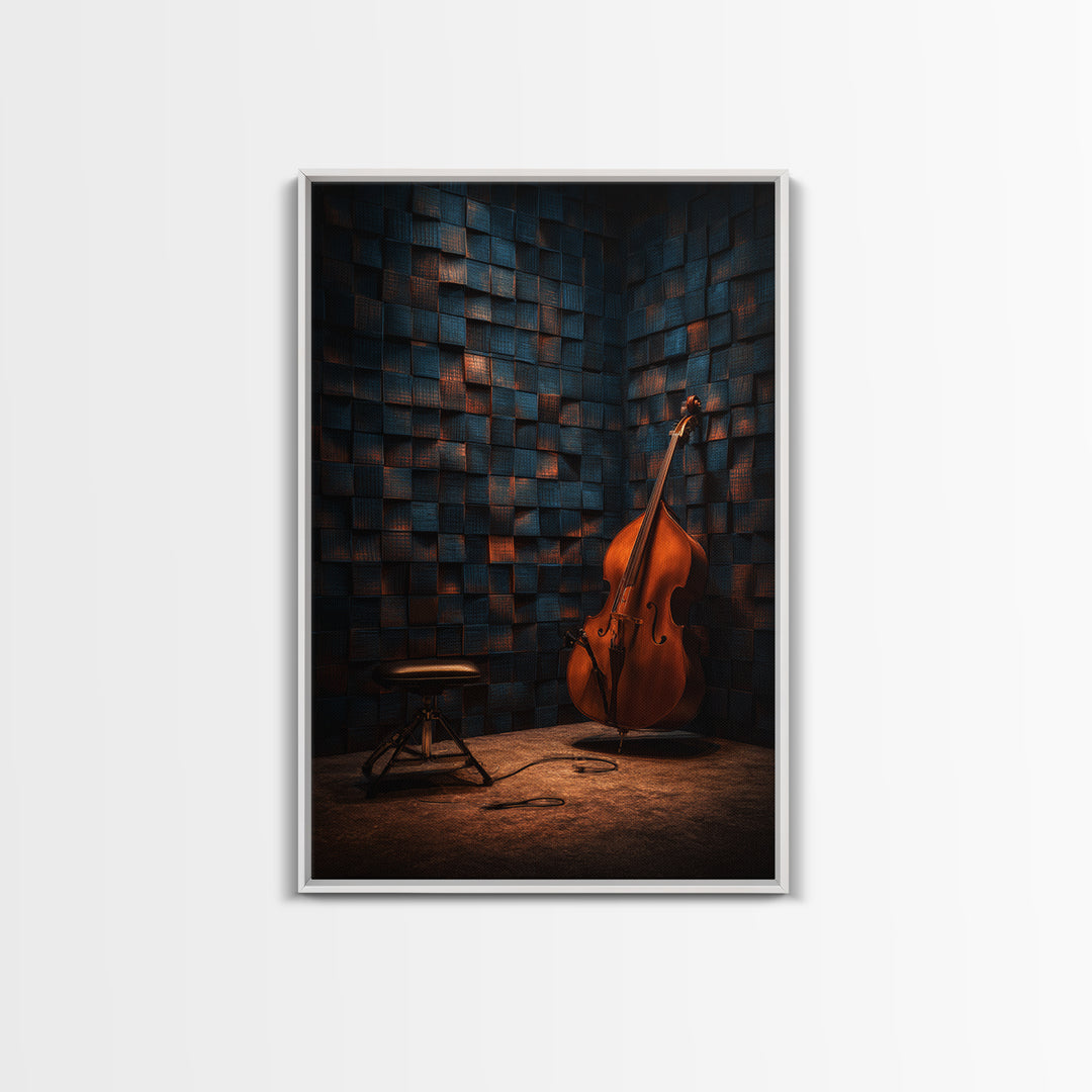 Sound Booth Foam Pattern Transformed into Design Canvas Print, Recording Studio Art, Fine Art Print, Studio Decor, Analog, RSA-2x3-80