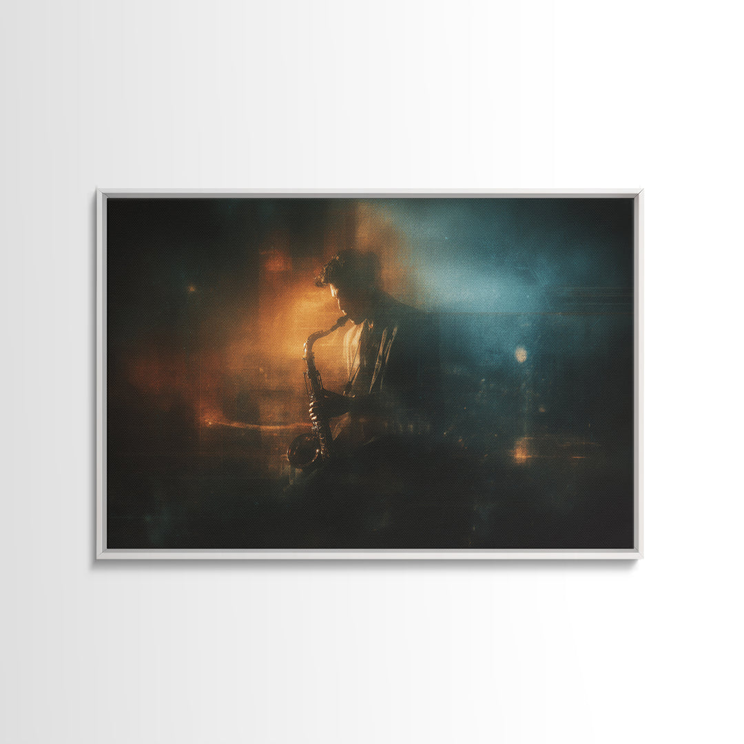 Album Cover Abstract Without Readable Text Canvas Print, Recording Studio Art, Minimalist Decor, Studio Decor, Analog, RSA-3x2-2
