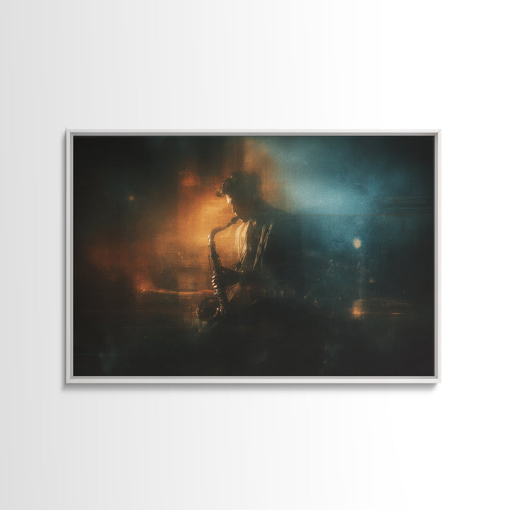 Album Cover Abstract Without Readable Text Canvas Print, Recording Studio Art, Minimalist Decor, Studio Decor, Analog, RSA-3x2-2