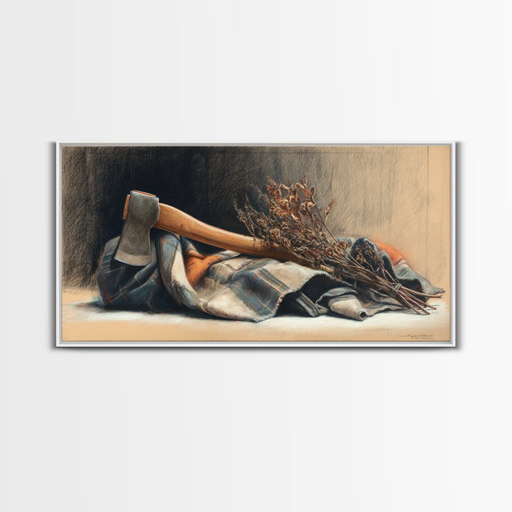 Wood Grain Abstract Canvas Print, Rustic Art, Digital Prints, Farmhouse Decor, Abstract Art, Rustic, 3d Wall Art, RUS-2x1-52