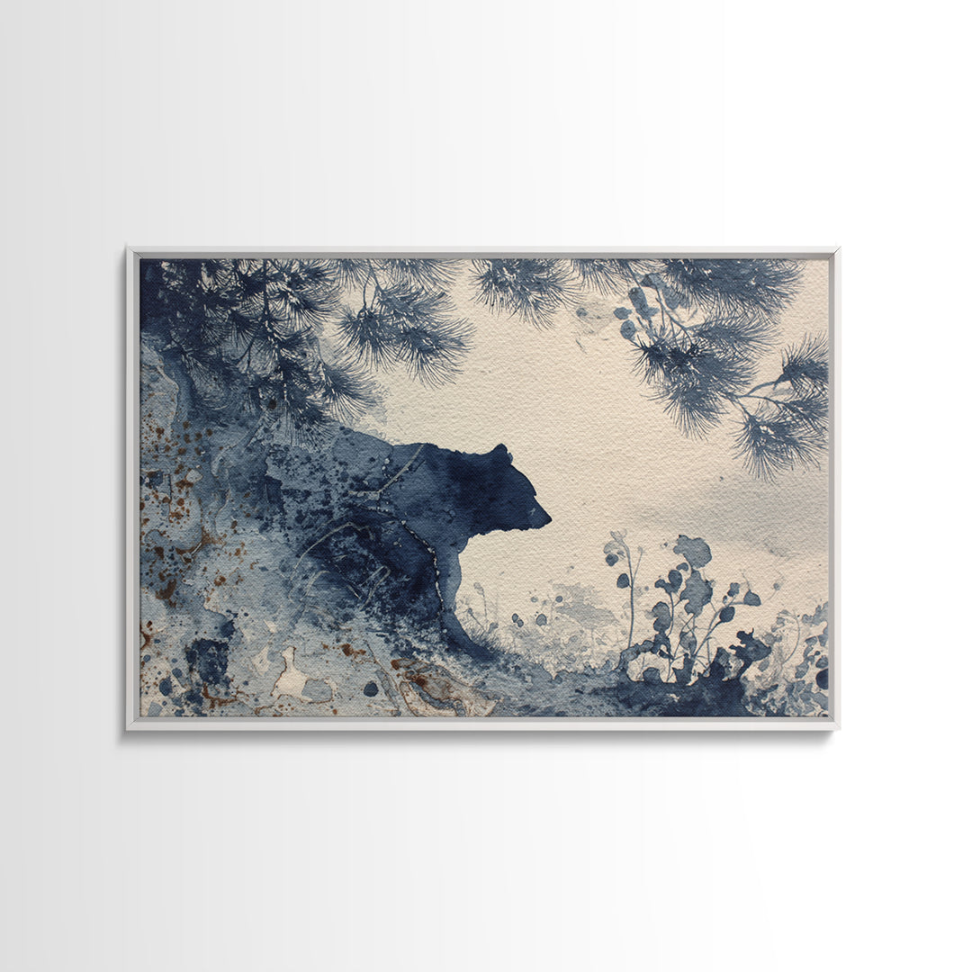 Pheasant Feathers and Acorns Arrangement Framed Canvas Print, Rustic Art, Abstract Wall Art, Farmhouse Decor, Fine Art, Rustic, RUS-3x2-20